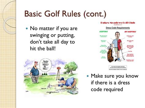 Rules of Etiquette in Rule 35 Golf